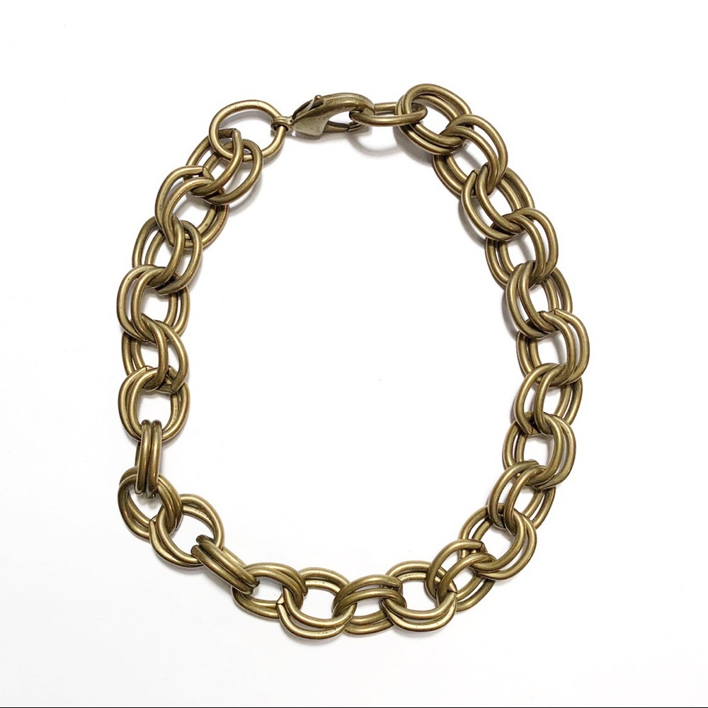 Brass Chain Gold Necklace